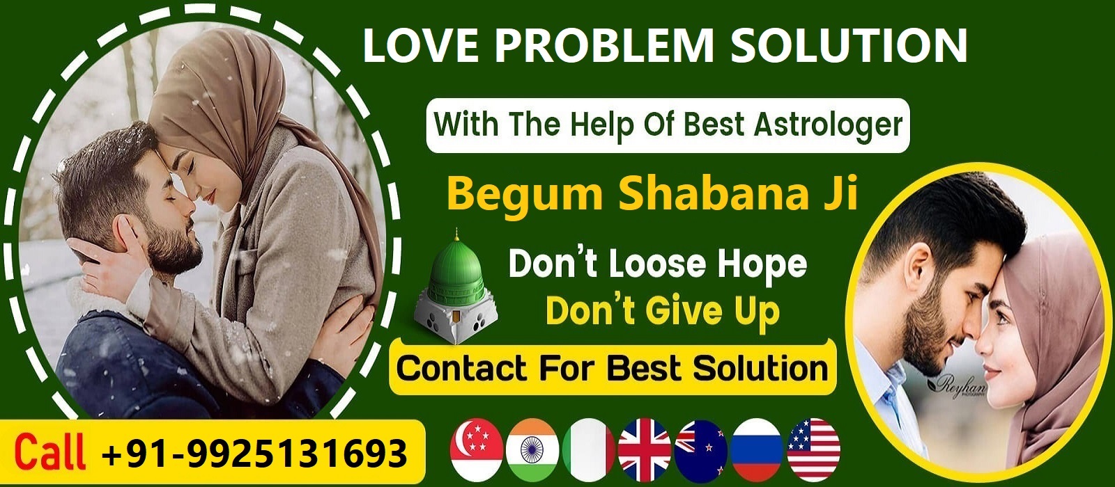 Lady Astrologer Begum Shabana Ji +91-9925131693